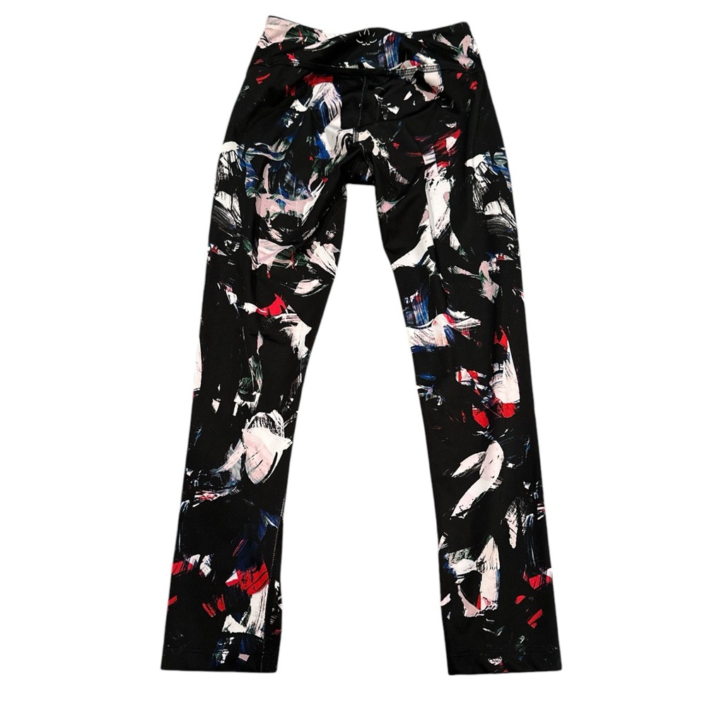 Beyond Yoga Leggings Lux Abstract Print Palette Knife Legging Pants XS - Picture 4 of 9